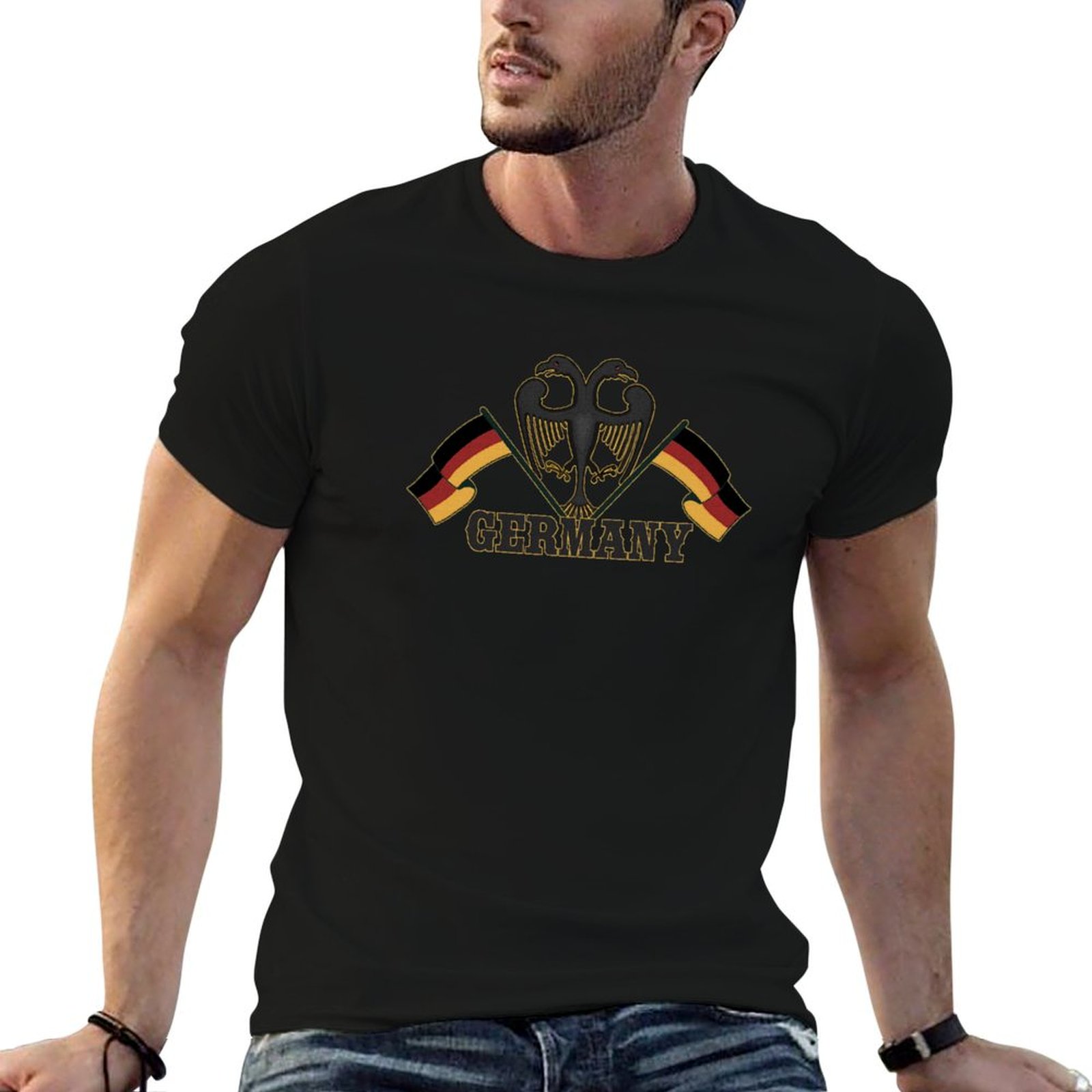 Street Fashion Germany - 독일 국기, 독일 애국 선물 티셔츠
