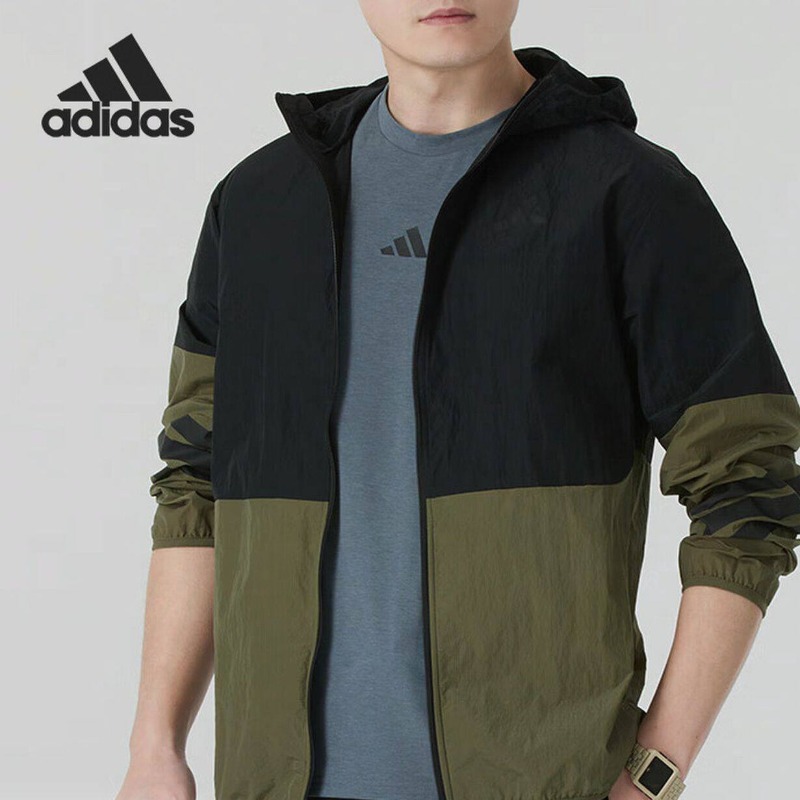 Street Fashion Adidas - 아디다스 워시드 후드 윈드 재킷 스프링