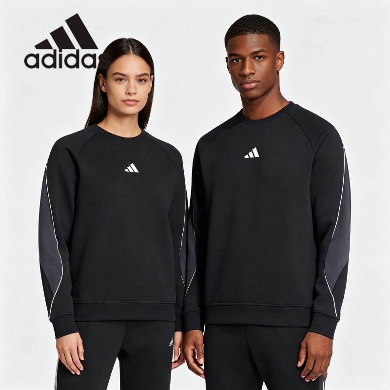 Street Fashion Adidas - 아디다스 크롭 Y2K 후드 풀오버 쇼트