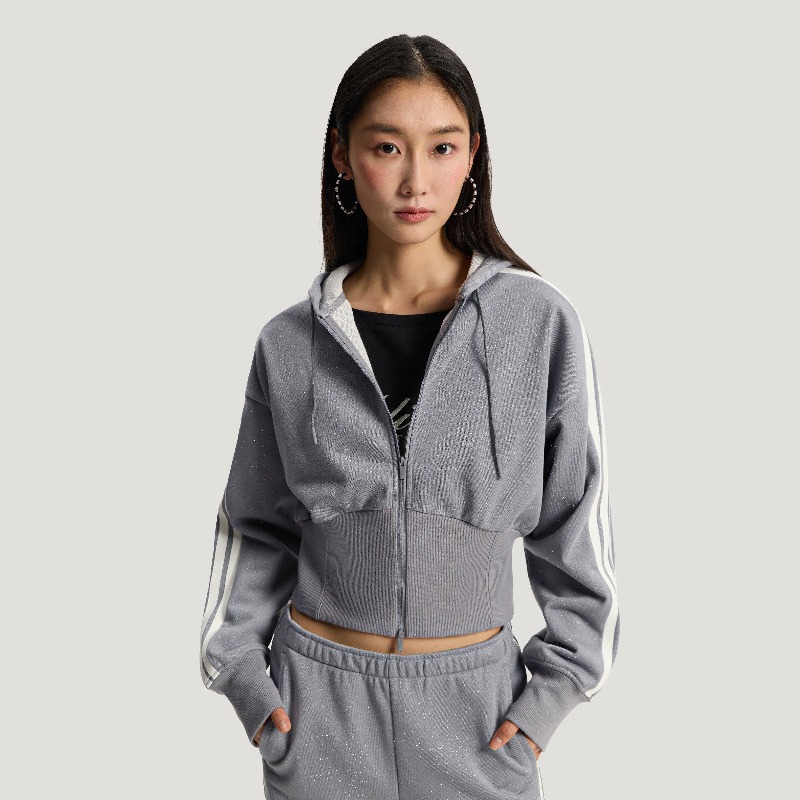아디다스 비대칭 지퍼 우븐 재킷 스프링 하이 스트리트  - Street Fashion Adidas 리뷰 및 가격