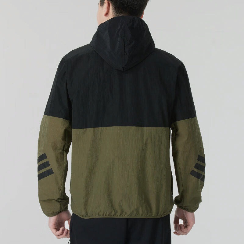 아디다스 워시드 후드 윈드 재킷 스프링 레트로 그런지  - Street Fashion Adidas 리뷰 및 가격
