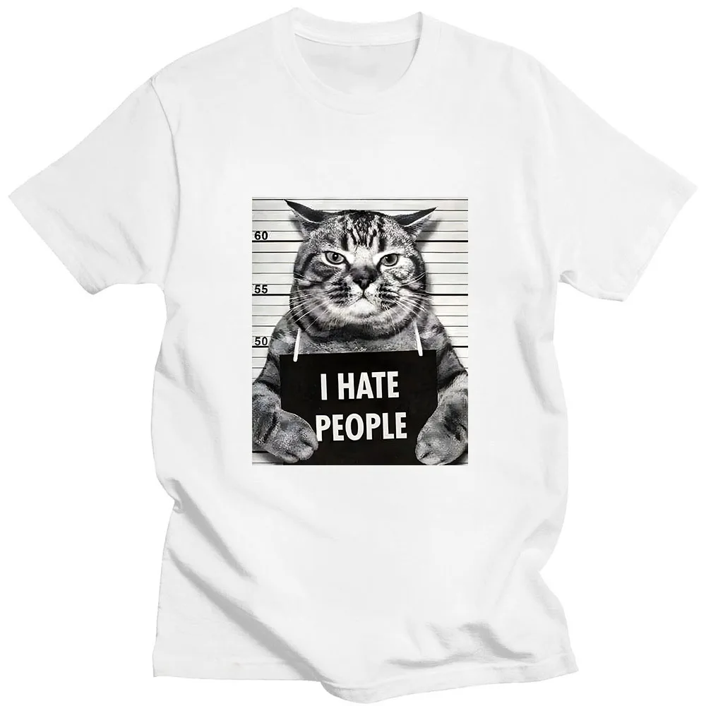 아시아 사이즈I Meow 프린트 티셔츠 재미있는 고양이 - Street Fashion Asian Men 리뷰 및 가격