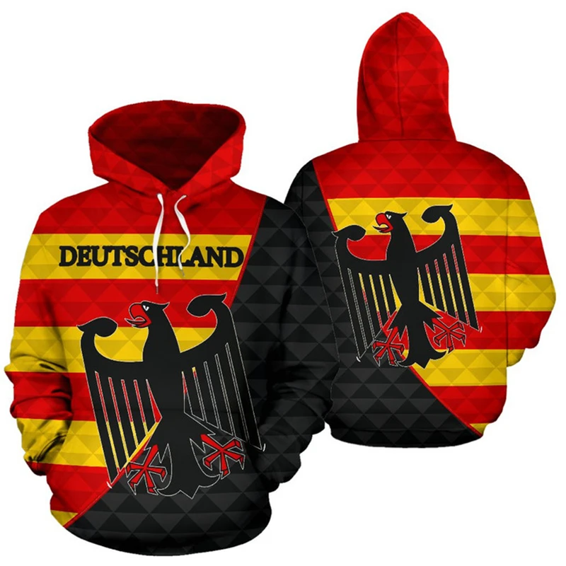 독일 국기 디자인 패턴 후드티 남녀 공용 스트릿 3D  - Street Fashion Germany 리뷰 및 가격