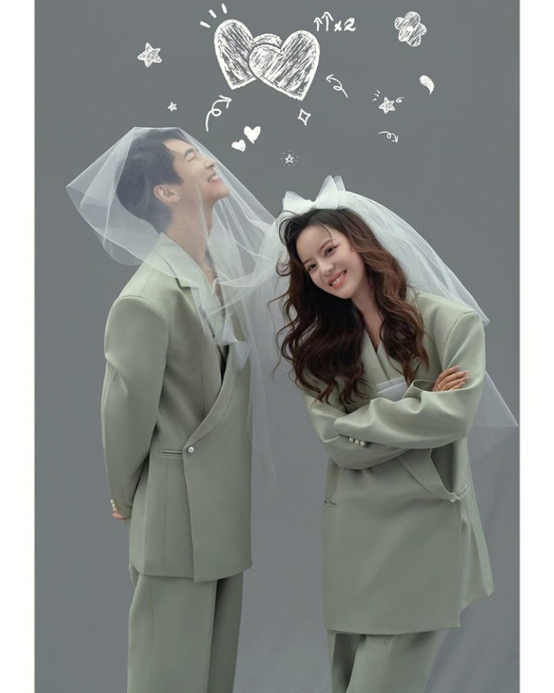 2023 새로운 패션 커플 사진 촬영 의상 웨딩 쇼 스 - Street Fashion Magazines 리뷰 및 가격