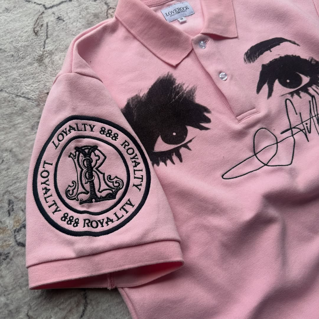 미국 스타일의 레트로 폴로 셔츠, 자수 로고 디자인,  - Street Fashion Logo Design 리뷰 및 가격