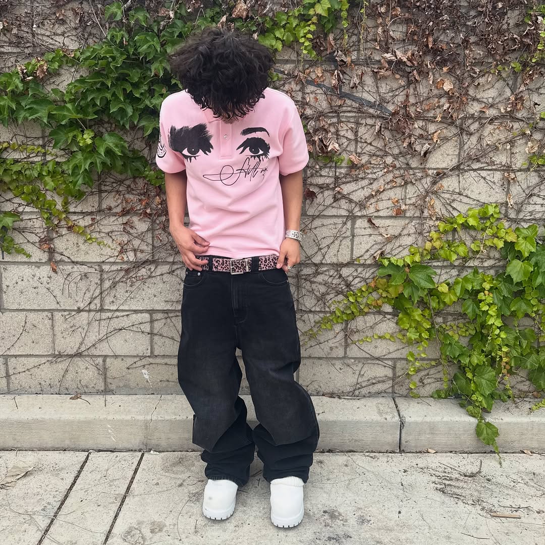 미국 스타일의 레트로 폴로 셔츠, 자수 로고 디자인,  - Street Fashion Logo Design 리뷰 및 가격